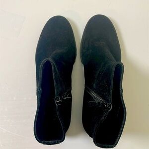 Talbots Black Suede Boots Size 10.5